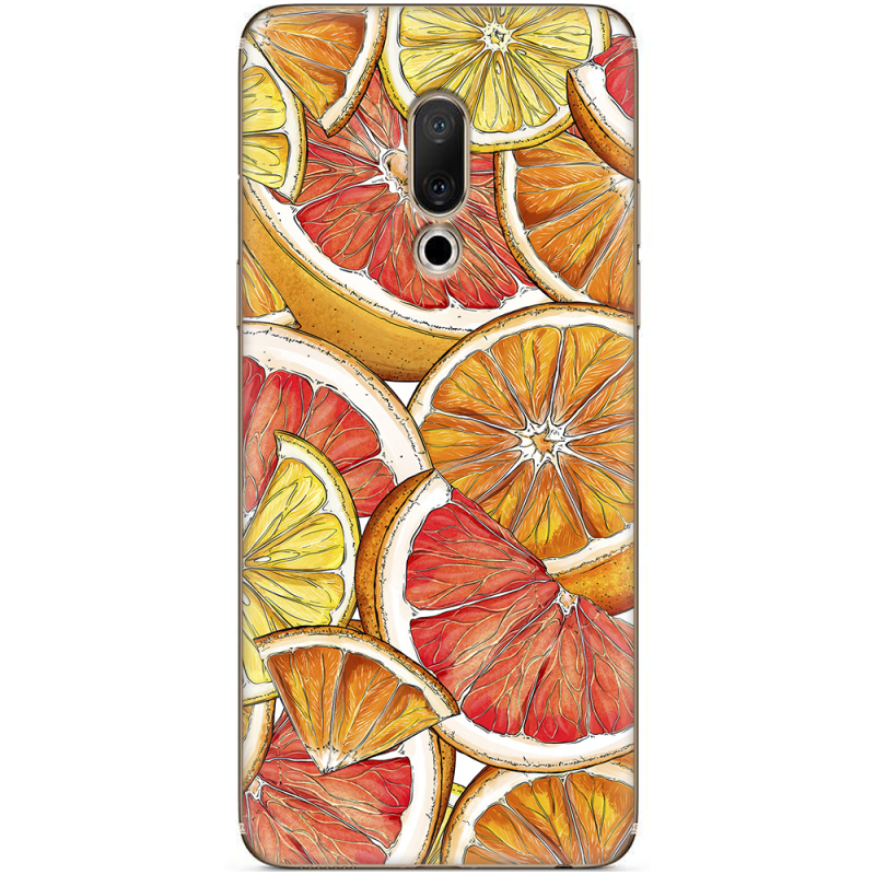 Чехол Uprint Meizu 15 Plus Citrus Pattern