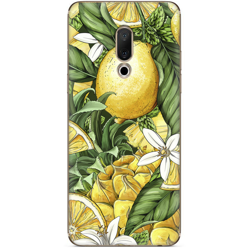 Чехол Uprint Meizu 15 Plus Lemon Pattern