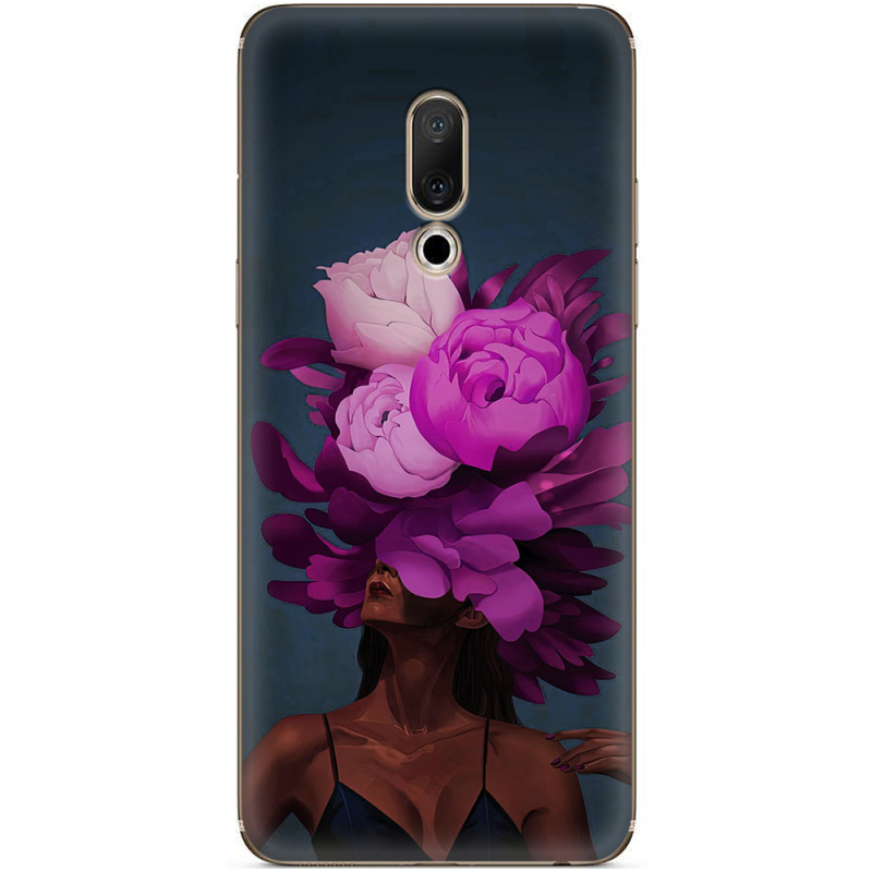 Чехол Uprint Meizu 15 Plus Exquisite Purple Flowers