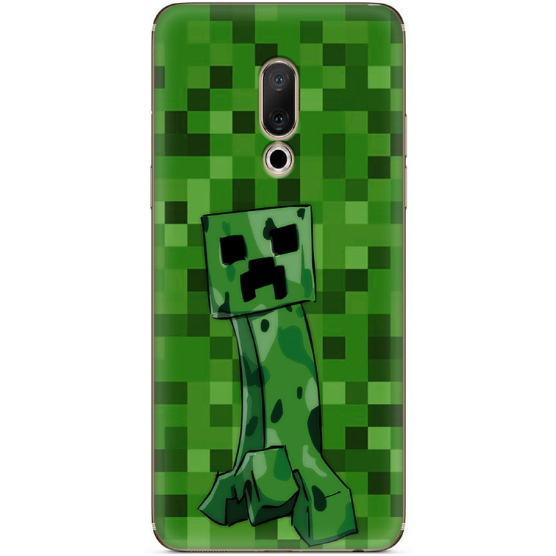 Чехол Uprint Meizu 15 Plus Minecraft Creeper