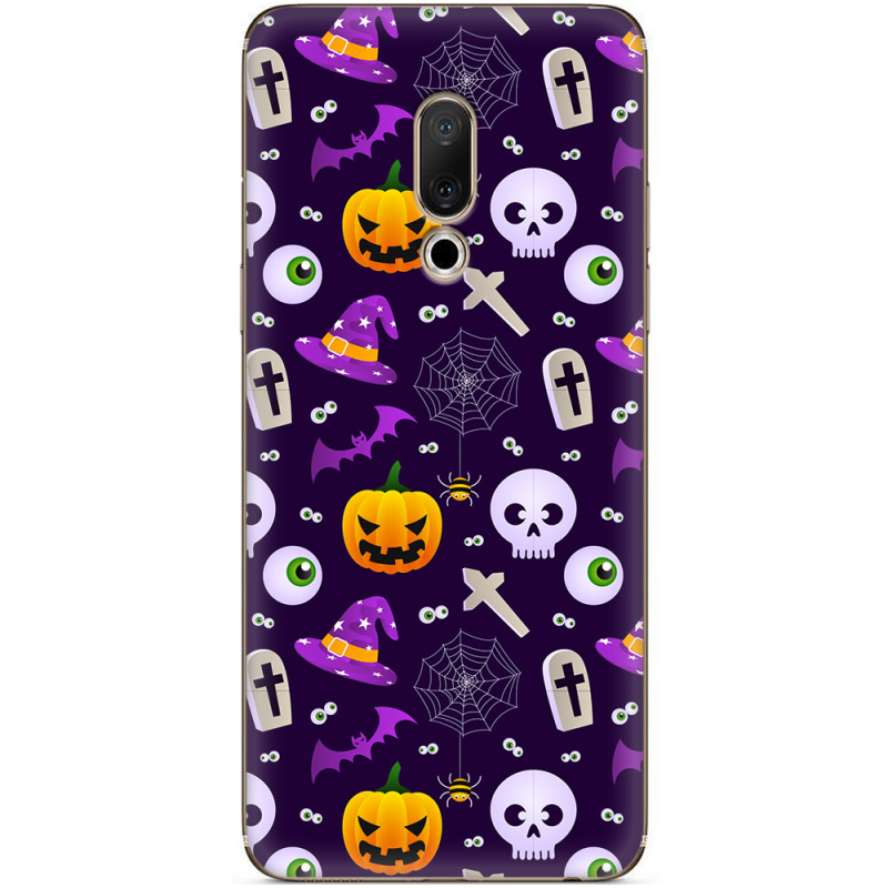 Чехол Uprint Meizu 15 Plus Halloween Purple Mood