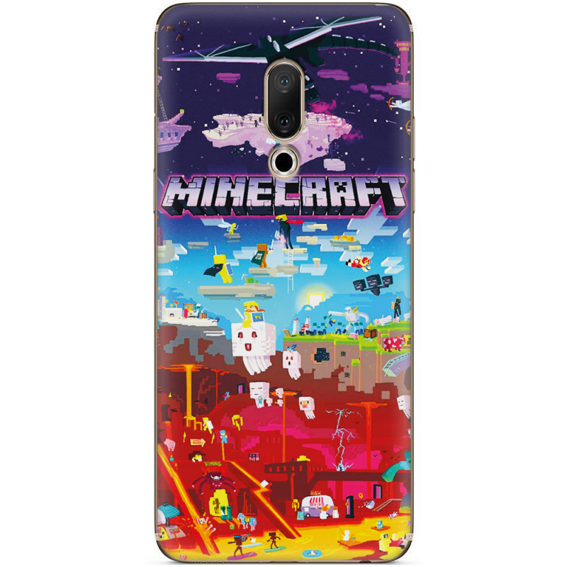 Чехол Uprint Meizu 15 Plus Minecraft World Beyond