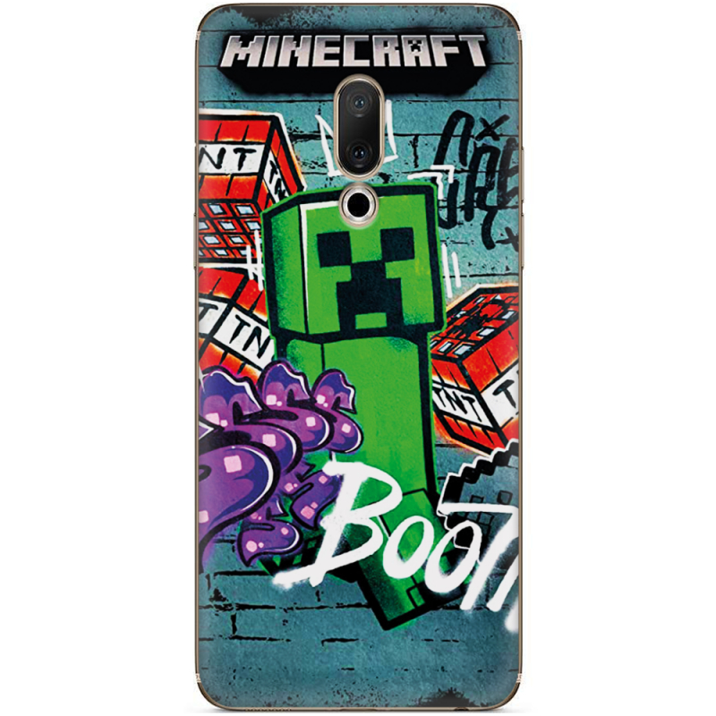 Чехол Uprint Meizu 15 Plus Minecraft Graffiti