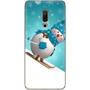 Чехол Uprint Meizu 15 Plus Skier Snowman