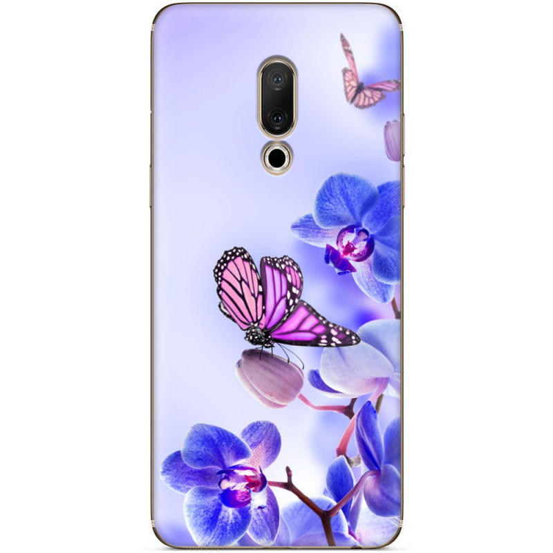 Чехол Uprint Meizu 15 Plus Orchids and Butterflies