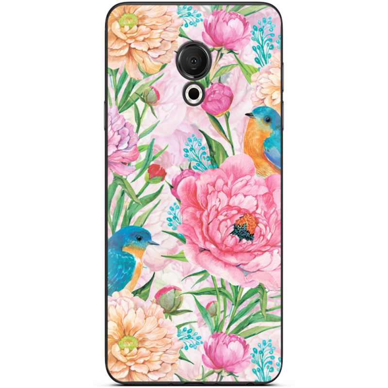 Чехол Uprint Meizu M15 (15 Lite) Birds in Flowers