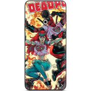 Чехол Uprint Meizu M15 (15 Lite) Deadpool and Mary Jane