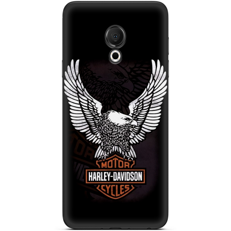 Чехол Uprint Meizu M15 (15 Lite) Harley Davidson and eagle
