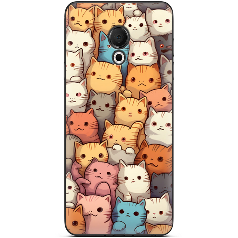 Чехол Uprint Meizu M15 (15 Lite) Котики муркотики