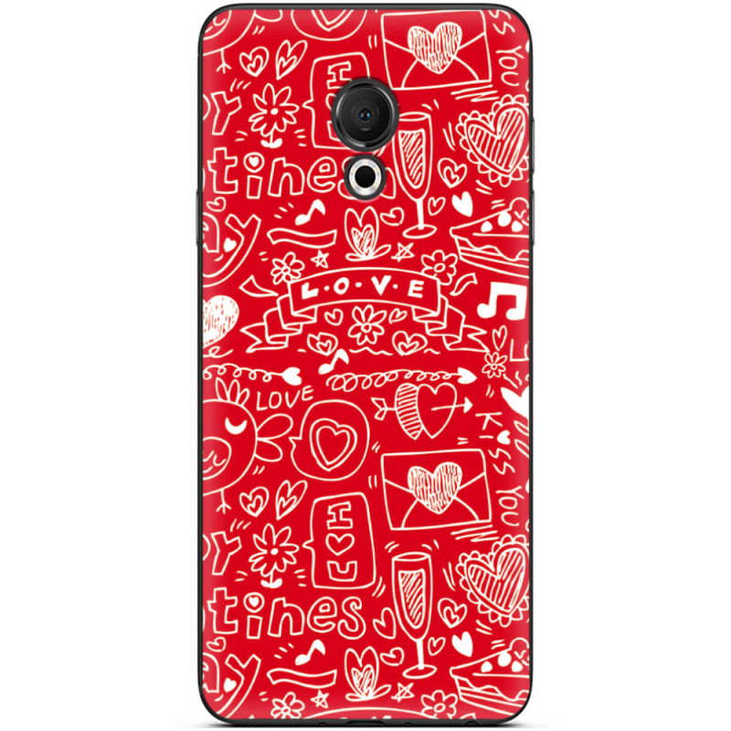 Чехол Uprint Meizu M15 (15 Lite) Happy Valentines