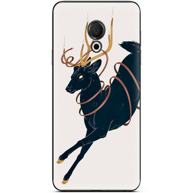 Чехол Uprint Meizu M15 (15 Lite) Black Deer