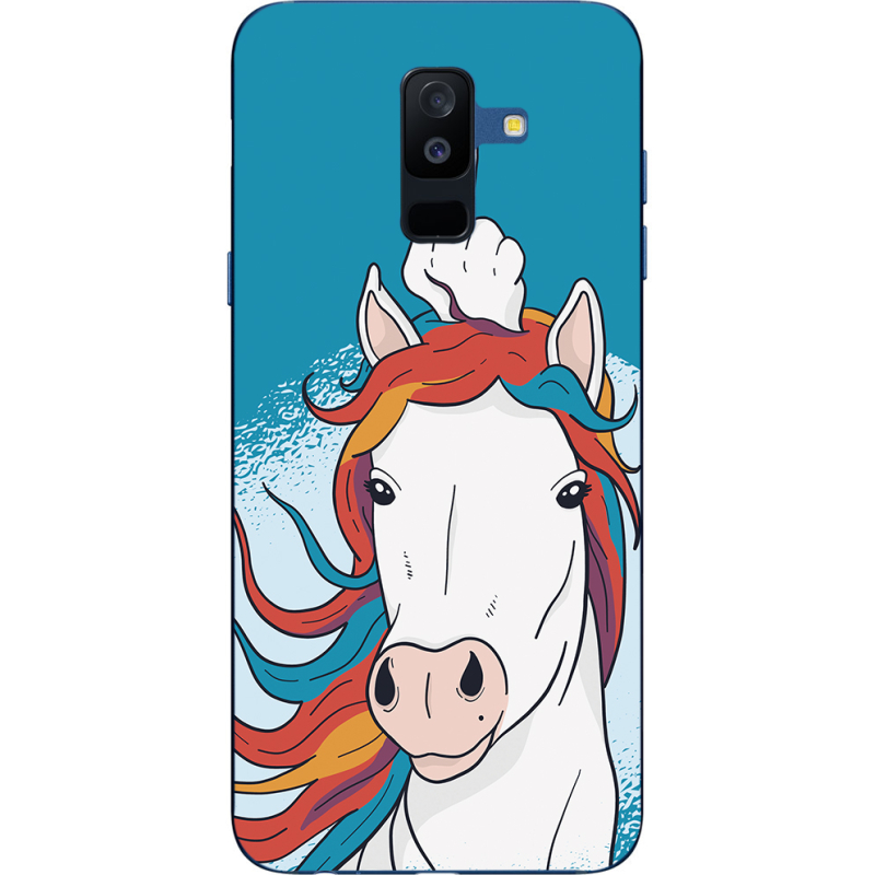 Чехол Uprint Samsung A605 Galaxy A6 Plus 2018 Fuck Unicorn