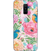 Чехол Uprint Samsung A605 Galaxy A6 Plus 2018 Birds in Flowers