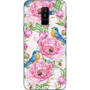 Чехол Uprint Samsung A605 Galaxy A6 Plus 2018 Birds and Flowers