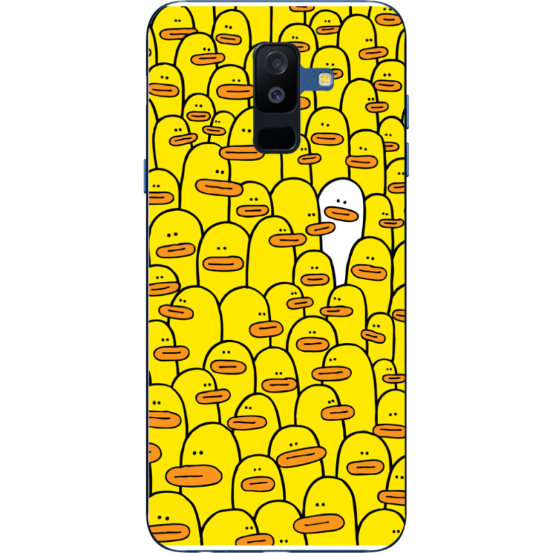 Чехол Uprint Samsung A605 Galaxy A6 Plus 2018 Yellow Ducklings
