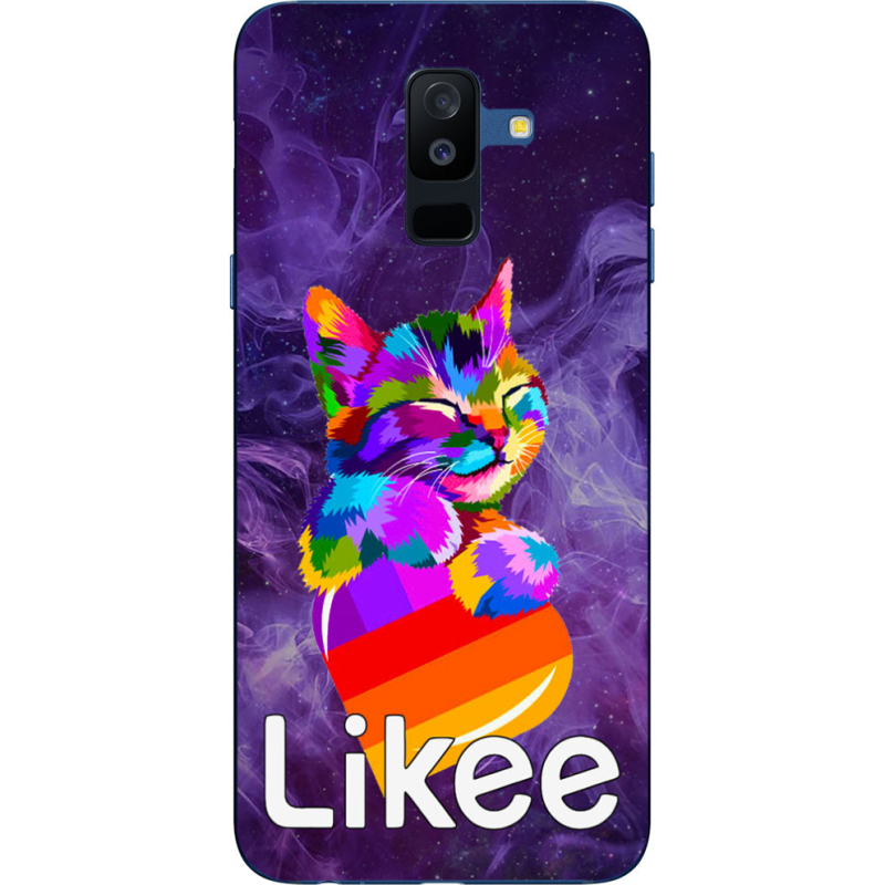 Чехол Uprint Samsung A605 Galaxy A6 Plus 2018 Likee Cat