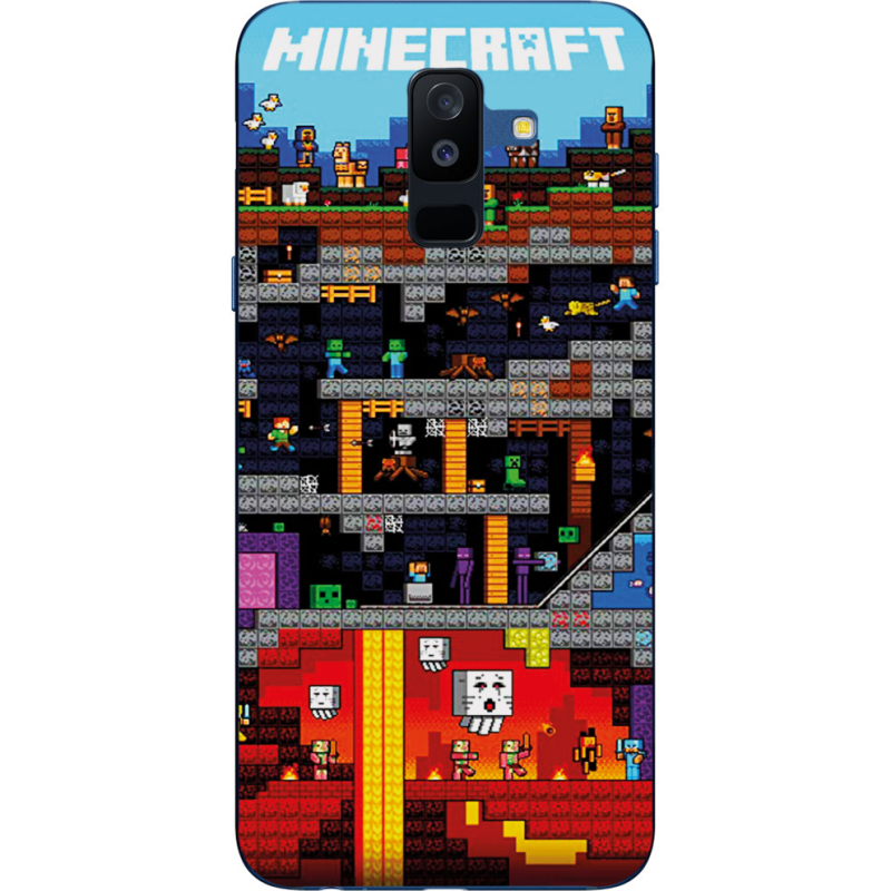 Чехол Uprint Samsung A605 Galaxy A6 Plus 2018 Minecraft Lode Runner