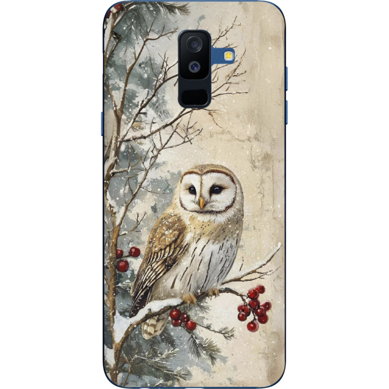 Чехол Uprint Samsung A605 Galaxy A6 Plus 2018 Christmas Owl