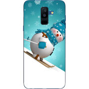 Чехол Uprint Samsung A605 Galaxy A6 Plus 2018 Skier Snowman