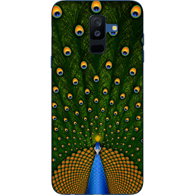 Чехол Uprint Samsung A605 Galaxy A6 Plus 2018 Peacocks Tail