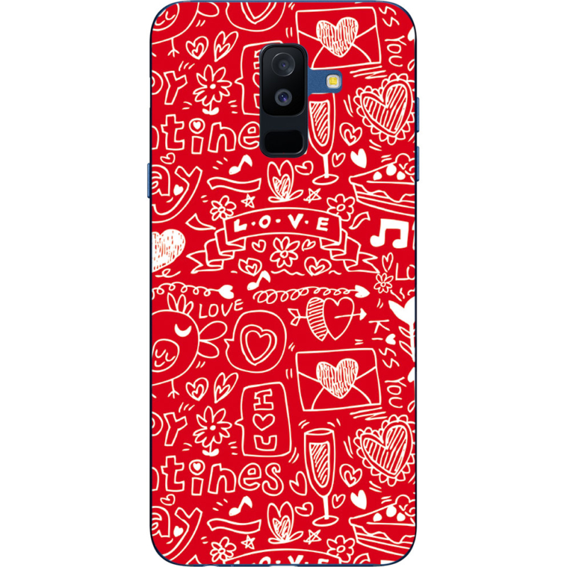 Чехол Uprint Samsung A605 Galaxy A6 Plus 2018 Happy Valentines