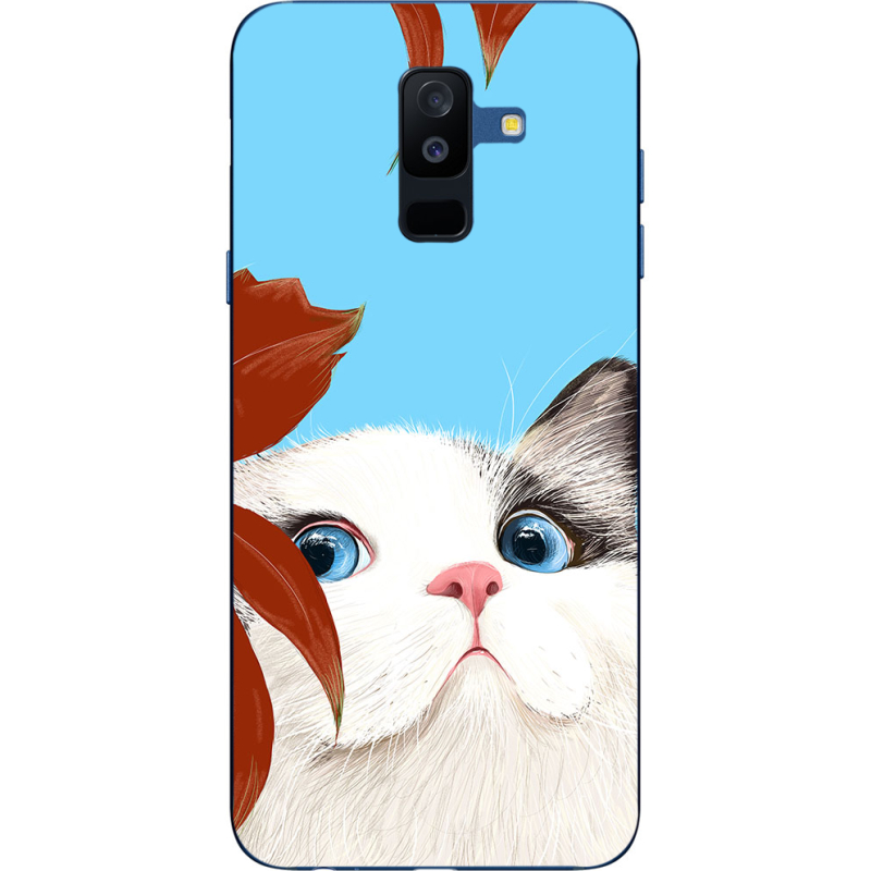 Чехол Uprint Samsung A605 Galaxy A6 Plus 2018 Wondering Cat
