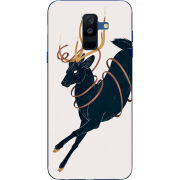 Чехол Uprint Samsung A605 Galaxy A6 Plus 2018 Black Deer