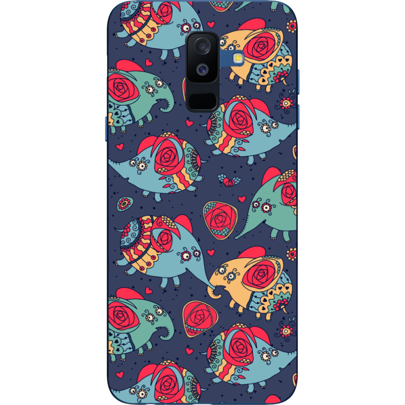 Чехол Uprint Samsung A605 Galaxy A6 Plus 2018 Flying Elephants