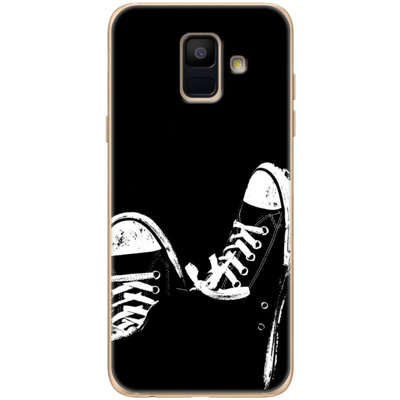 Чехол Uprint Samsung A600 Galaxy A6 2018 Black Sneakers