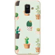 Чехол Uprint Samsung A600 Galaxy A6 2018 L-green Cacti