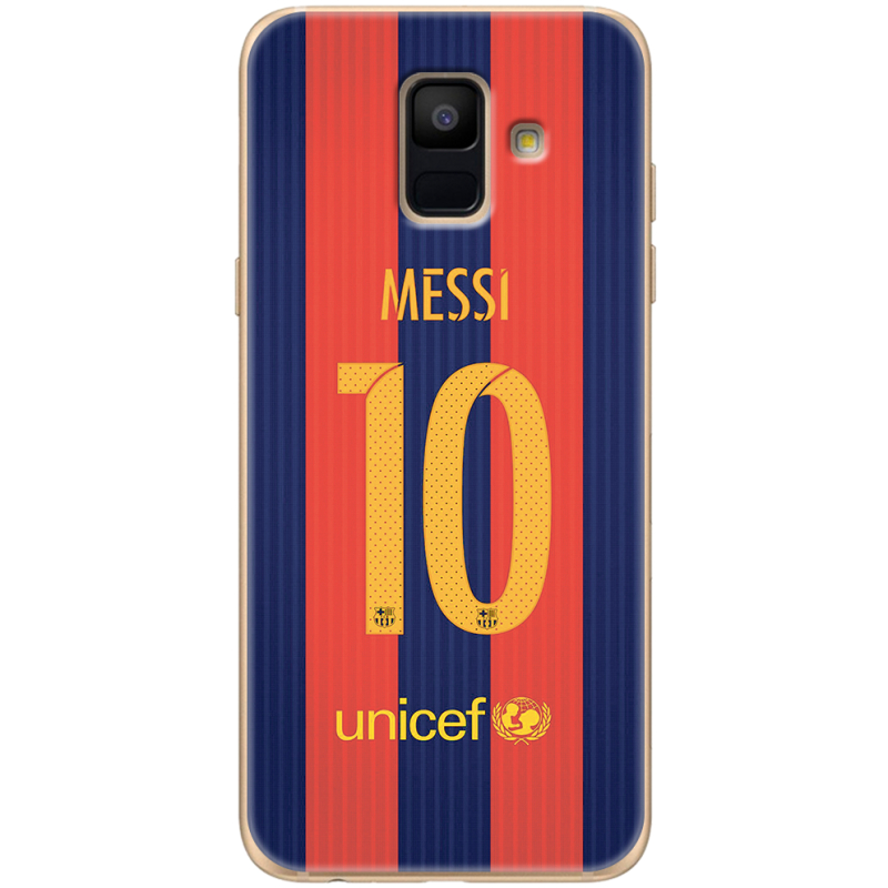 Чехол Uprint Samsung A600 Galaxy A6 2018 Messi 10