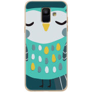 Чехол Uprint Samsung A600 Galaxy A6 2018 Green Owl