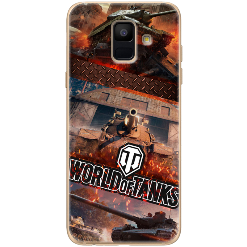 Чехол Uprint Samsung A600 Galaxy A6 2018 World Of Tanks