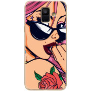 Чехол Uprint Samsung A600 Galaxy A6 2018 Pink Girl