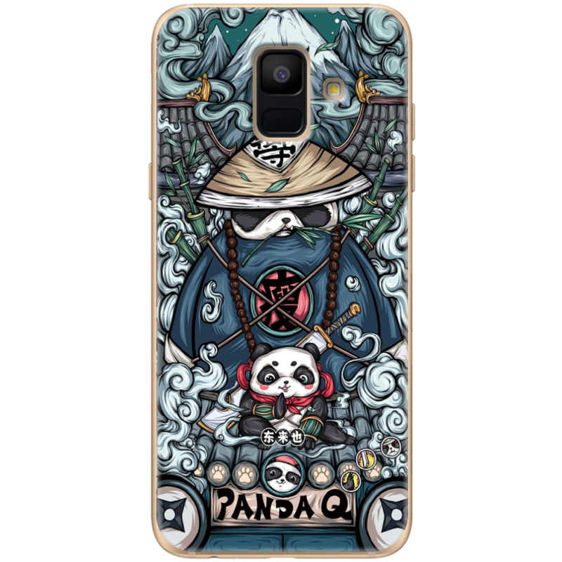Чехол Uprint Samsung A600 Galaxy A6 2018 Panda Q