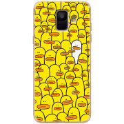 Чехол Uprint Samsung A600 Galaxy A6 2018 Yellow Ducklings