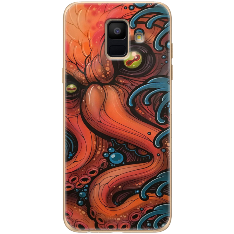 Чехол Uprint Samsung A600 Galaxy A6 2018 Octopus