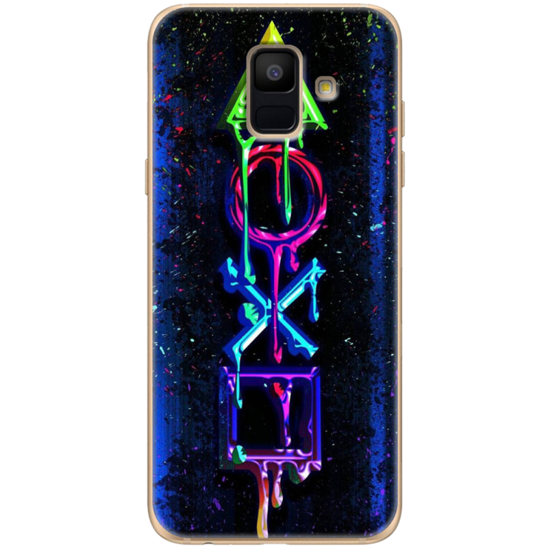 Чехол Uprint Samsung A600 Galaxy A6 2018 Graffiti symbols