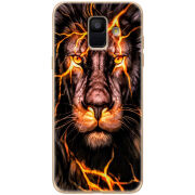 Чехол Uprint Samsung A600 Galaxy A6 2018 Fire Lion