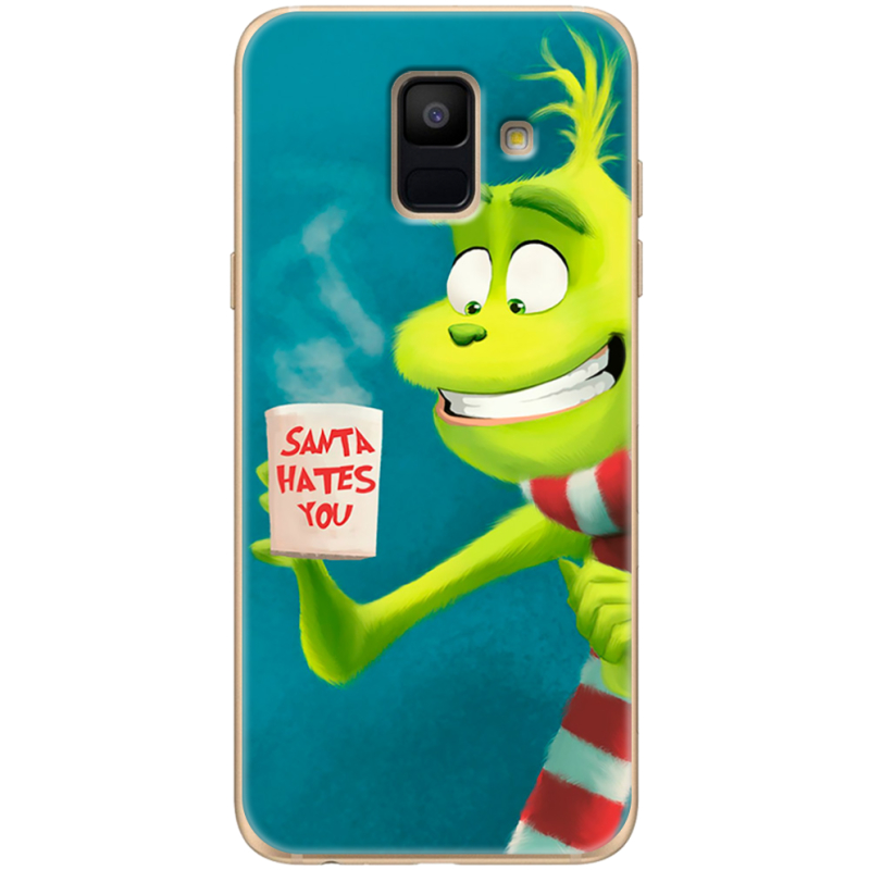 Чехол Uprint Samsung A600 Galaxy A6 2018 Santa Hates You