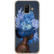 Чехол Uprint Samsung A600 Galaxy A6 2018 Exquisite Blue Flowers