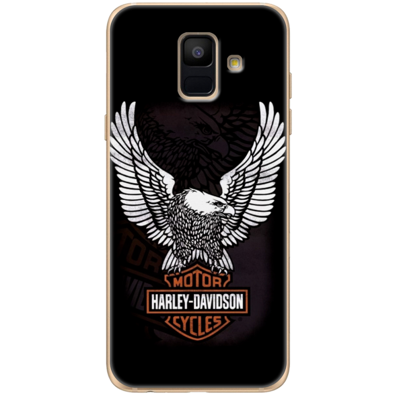 Чехол Uprint Samsung A600 Galaxy A6 2018 Harley Davidson and eagle