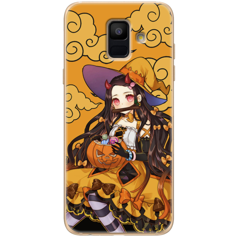 Чехол Uprint Samsung A600 Galaxy A6 2018 Kamado Nezuko Halloween