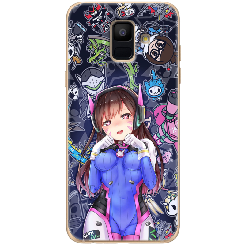 Чехол Uprint Samsung A600 Galaxy A6 2018 Overwatch D.VA