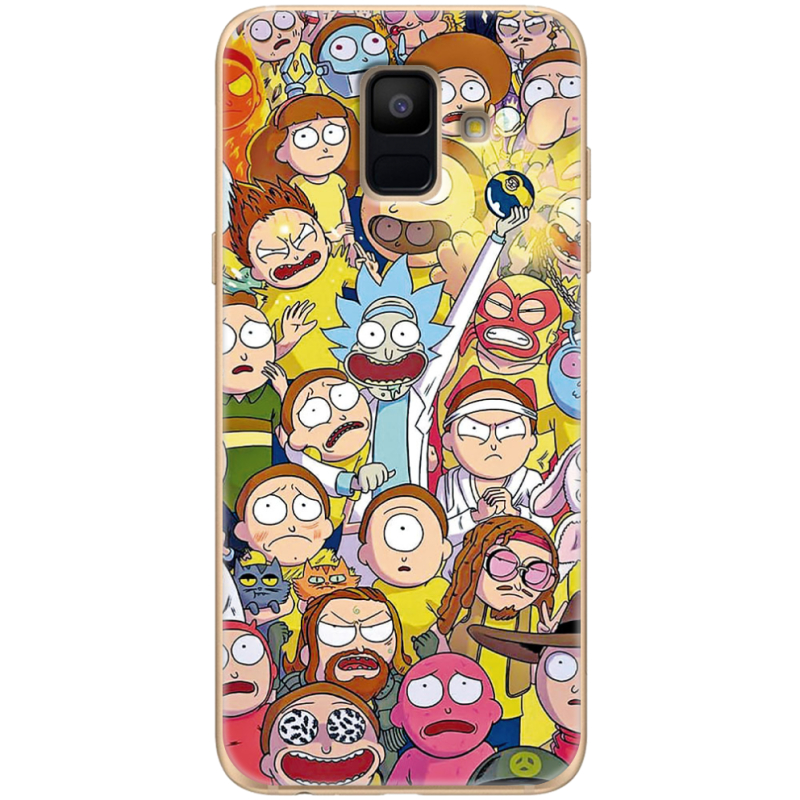 Чехол Uprint Samsung A600 Galaxy A6 2018 Rick and Morty