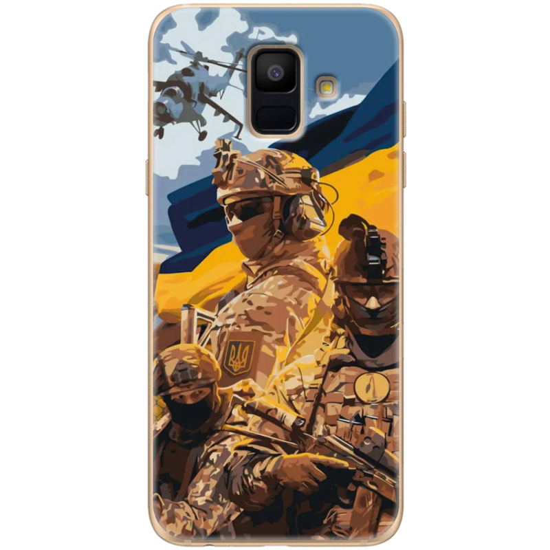 Чехол Uprint Samsung A600 Galaxy A6 2018 Воїни ЗСУ