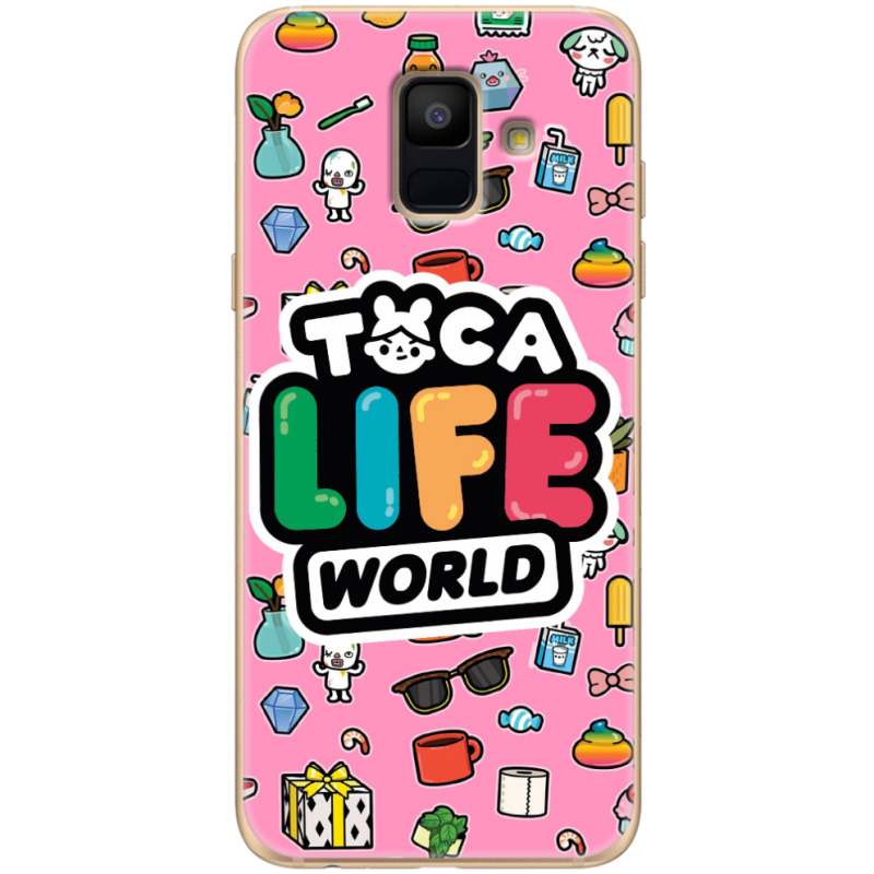 Чехол Uprint Samsung A600 Galaxy A6 2018 Toca Boca Life World