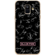 Чехол Uprint Samsung A600 Galaxy A6 2018 Blackpink автограф