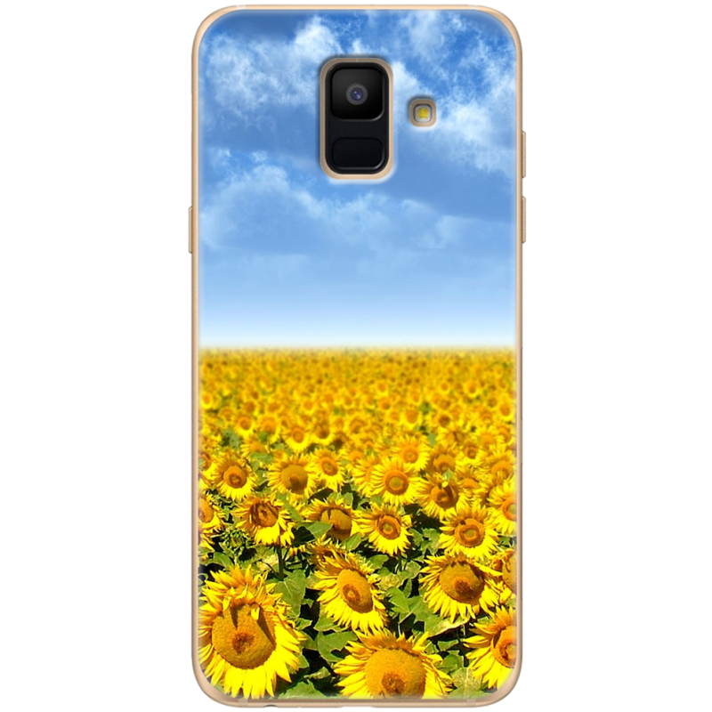 Чехол Uprint Samsung A600 Galaxy A6 2018 Подсолнухи