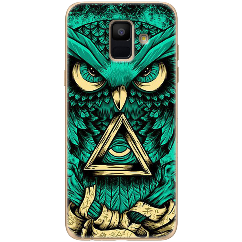 Чехол Uprint Samsung A600 Galaxy A6 2018 Masonic Owl